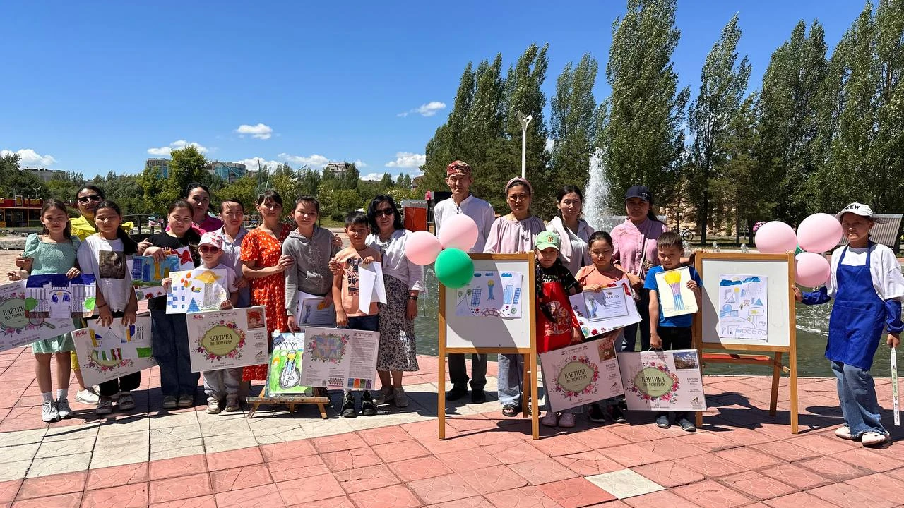 В преддверии Дня столицы  для детей работников Предприятия на природе был организован конкурс рисунков 